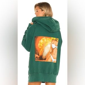 GREEN BOYS LIE OVERSIZED HOODIE